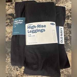 RESERVED LISTING for RADISHTHREADS! New Old Navy High Rise Leggings Black Large